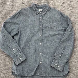 Flint and Tinder Classic Selvedge Architect Shirt Marled Blue Men’s L